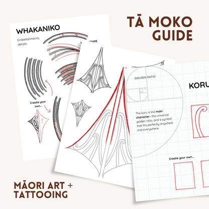 Ta Moko Guide to Maori Art & Tattooing designs mathematics details 